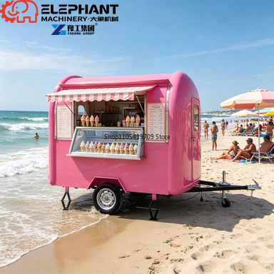 Food Snacks Catering - Food Truck Curvo per Vendita Ambulante,