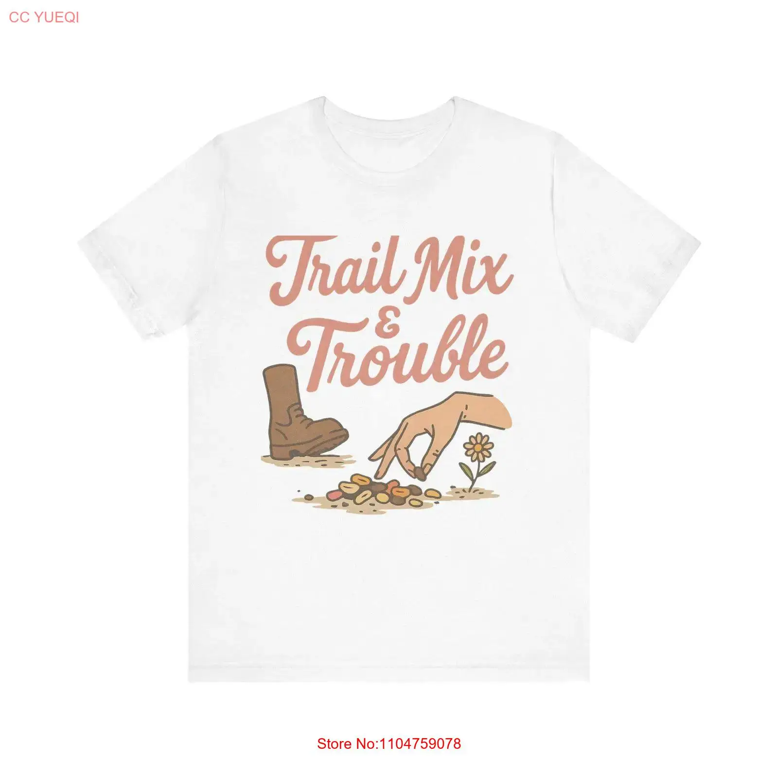 Trail Mix - T-shirt Trail Mix Trouble, divertente abbigliamento