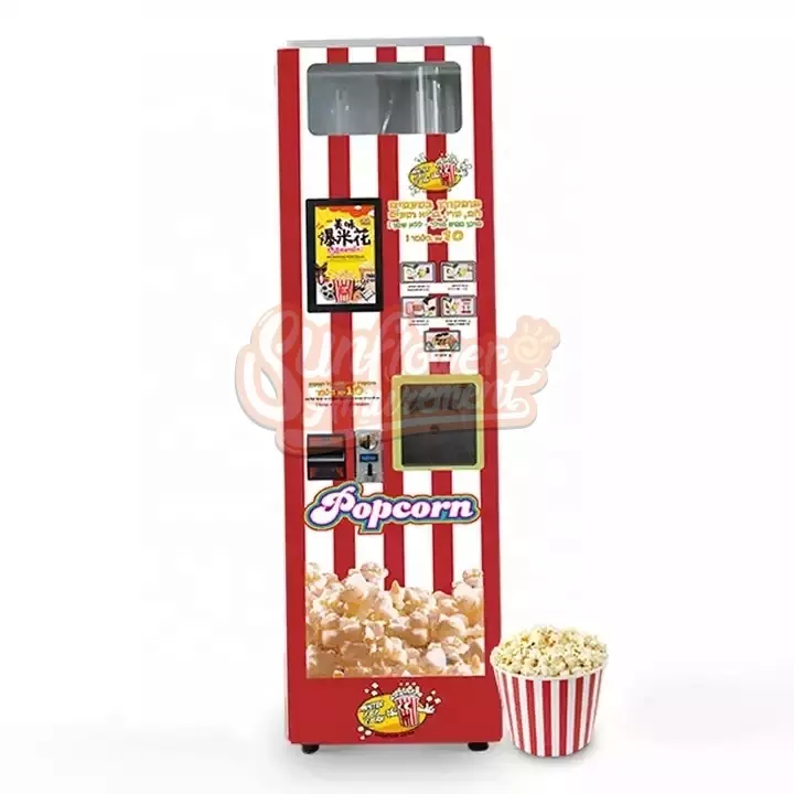 Food Snacks Drinks - Distributore automatico automatico di popcorn per
