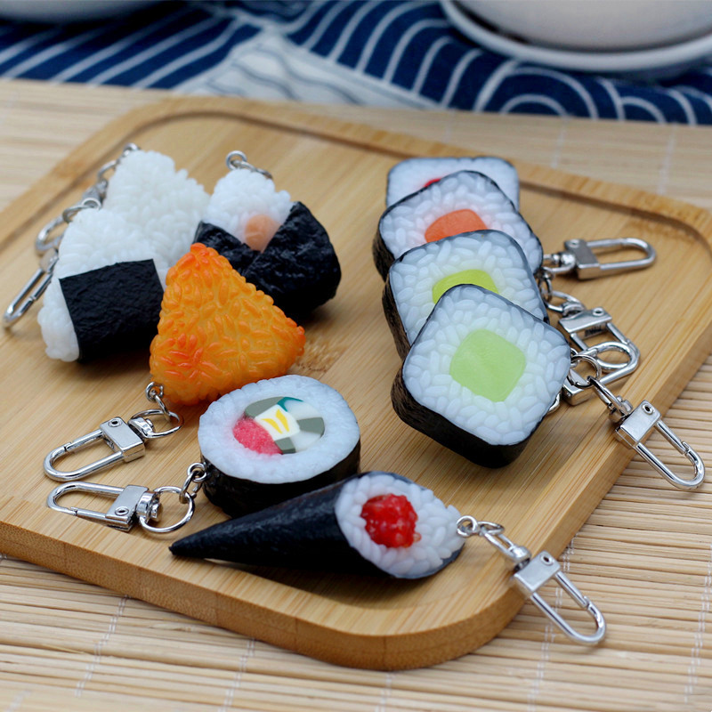 Seaweed Snack - Ciondolo alimentare simulato PVC alghe panino