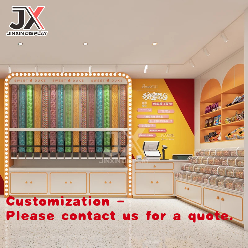 Chocolate Snack - Espositore da banco personalizzabile con LED,