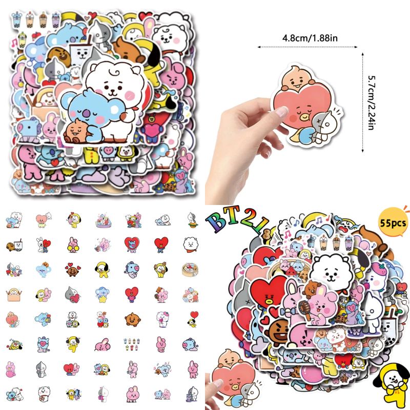 Adesivi BT 2 1 Chimmy Cooky Ko - Cookies Pack recensione e prezzo