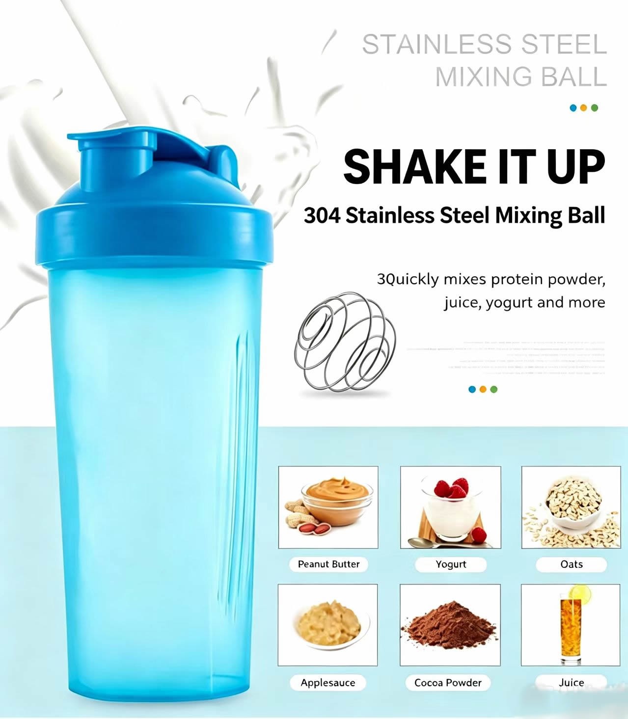 2 bottiglie shaker per protein - Protein Bar recensione e prezzo