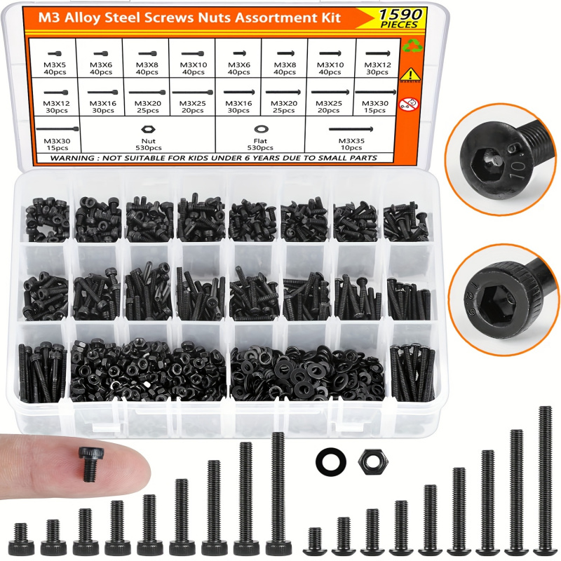 Kit assortimento di viti M3 da - Nuts Mix recensione e prezzo