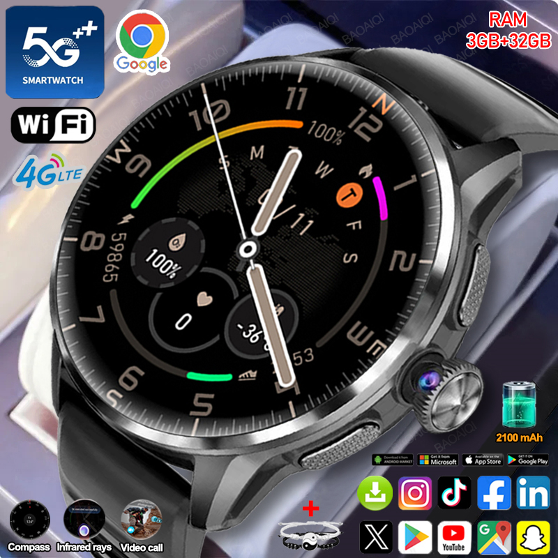 Smartwatch 5G/4G con rete comp - Seaweed Snack recensione e prezzo